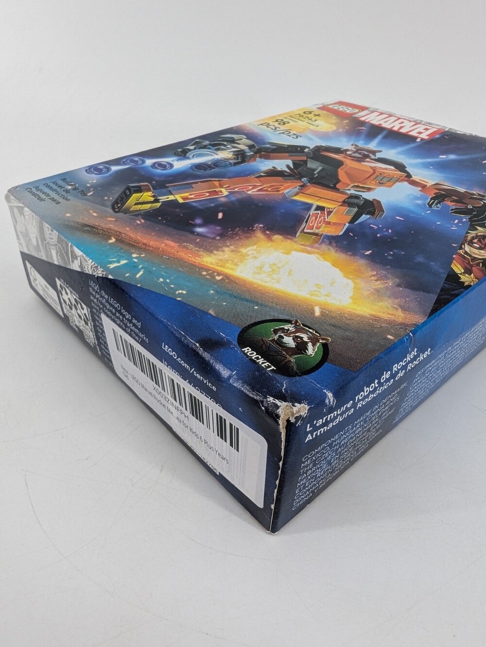 Lego Marvel Rocket Mech Armor 76243 War Machine Mech Armor 76277 Set Of 2 New - Picture 10 of 10
